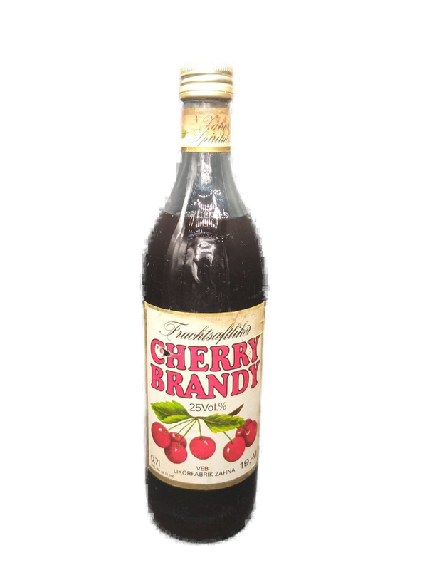 VEB Cherry Brandy 25% VOL.  (1x0,7ltr.) Likörfabrik Zahna (ehem. DDR)