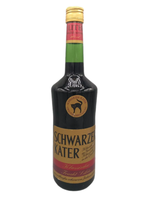 Schwarzer Kater Edel-Likör Schwarze Johannisbeere 28% VOL. (1x1,0ltr.)