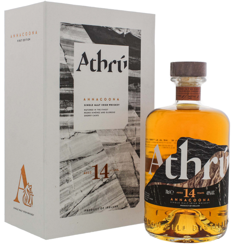 Athru Annacoona 14 Jahre Single Malt Irish Whiskey 48% VOL. 06/2004-09/2018(1x0,7ltr.)  inkl. Giftbox