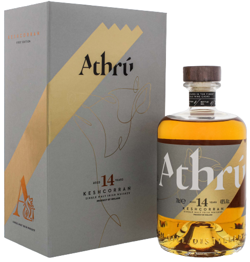 Athru Keshcorran 14 Jahre Single Malt Irish Whiskey 48% VOL. 06/2004-08/2018 (1x0,7ltr.) inkl. Giftbox