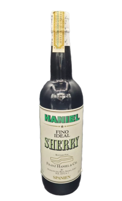 Haniel Fino Ideal Sherry Oldenburg-Portugiesische Dampfschiffs Rhederei 18% VOL. (1x0,7ltr.) Original spanische Steuerbanderole