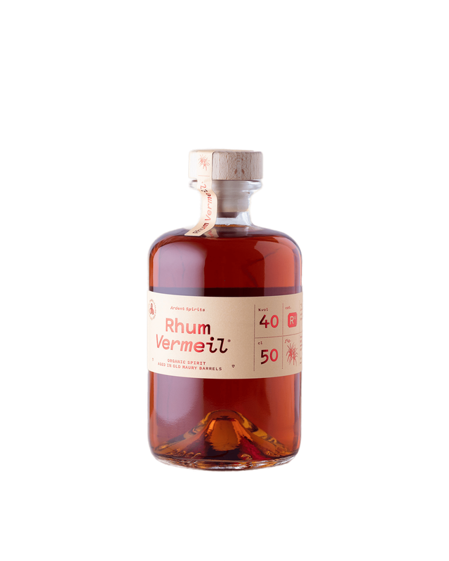 Ardent Rhum Vermeil Organic Spirit BIO 40% VOL. (1x0,5ltr.) Aged in old Maury Barrels