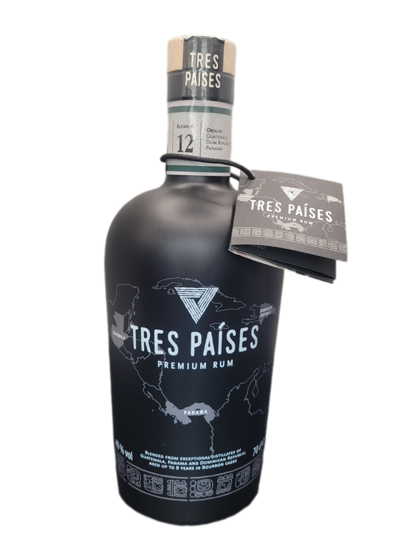 ​Tres Paises 8 Jahre Bourbon Casks Premium Rum 40% VOL. (1x0,7ltr.) The Best of Three Worlds