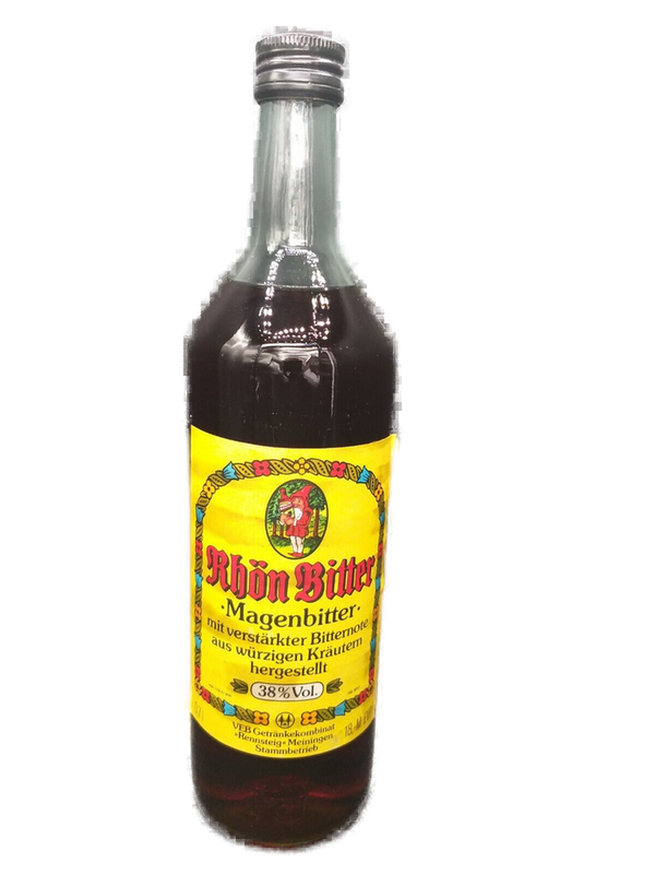 Rhön Bitter Magenbitter VEB Getränkekombinat (ehem. DDR) 38% VOL. (1x0,7ltr.)