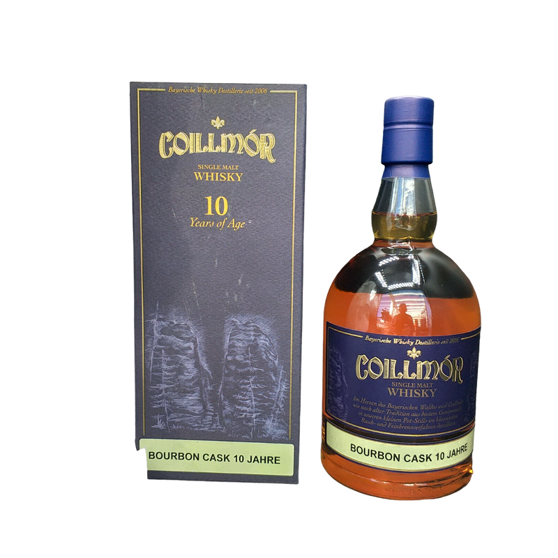 Coillmor 10 Jahre Bourbon Cask Single Malt Whisky 46% VOL. Deutschland 2010/2020 (1x0,7ltr.) OVP
