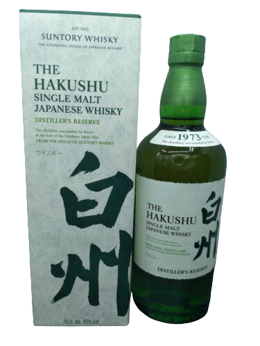 The Hakushu Distiller's Reserve Single Malt Japanese Whisky 43% VOL. (1x0,7ltr.) OVP