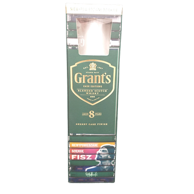 Grant's 8 Jahre Sherry Cask Finish Blended Scotch Whisky 40% VOL. (1x0,7ltr.) inkl. Tumbler/Glas