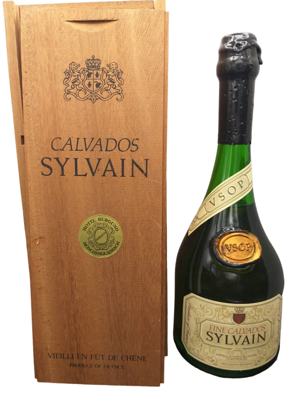 Sylvain Fine V.S.O.P. Calvados 40% VOL. (1x0,7ltr.) im Holzkasten