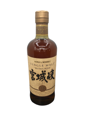 Nikka 15 Jahre Single Malt Miyagikyo Whisky 45% VOL. (1x0,7ltr.)