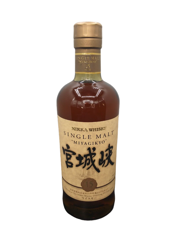 Nikka 15 Jahre Single Malt Miyagikyo Whisky 45% VOL. (1x0,7ltr.)