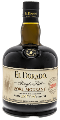 El Dorado 2009 Port Mourant Rum Single Still 40% VOL. (1x0,7ltr.)