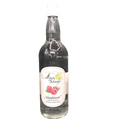 Alpen Schnaps Himbeer-Spirituose Steinbeisser 35% VOL. (1x1,0ltr.)