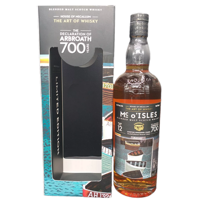 ​House of McCallum Mc o'Isles 12 Jahre Arbroath Blended Malt Scotch Whisky 46,2% VOL. (1x0,7ltr.) Bottle 650/700 OVP
