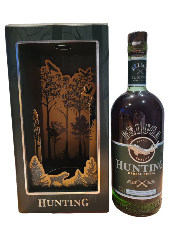 Beluga Hunting Herbal Bitter 40% VOL. Noble Recipe (1x0,7ltr.) Originalverpackung