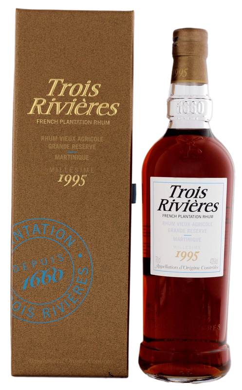 Trois Rivieres Millesime 1995 Grande Reserve French Plantation Rhum 43% VOL. (1x0,7ltr.) OVP
