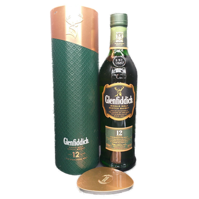 Glenfiddich 12 Jahre Single Malt Scotch Whisky 40% VOL. (1x0,7ltr.) OVP