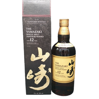 The Yamazaki 12 Jahre Single Malt Japanese Whisky 43% VOL. (1x0,7ltr.) OVP