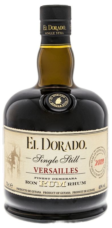 El Dorado 2009 Versailles Rum Single Still 40% VOL. (1x0,7ltr.)