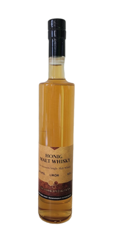 Honig Malt Whisky Likör 30% VOL. (1x0,5ltr.) Honig Malt Whisky Likör 30% VOL. (1x0,5ltr.)