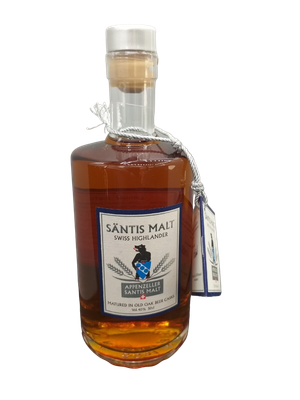 Säntis Appenzeller Edition Säntis Malt Whisky 40% VOL. (1x0,5ltr.) Old Oak Beer Casks (1x0,5ltr.)