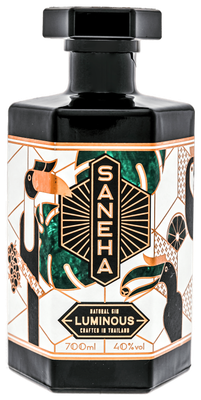 Saneha Luminous Natural Thai Gin 40% VOL. (1x0,7ltr.) Handcrafted