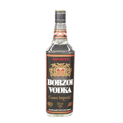 Borzoi Crown Imperial Vodka 50% VOL. (1x1,0Liter)