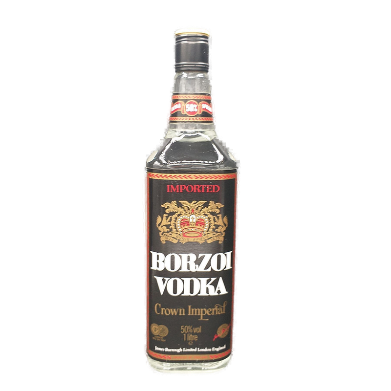Borzoi Crown Imperial Vodka 50% VOL. (1x1,0Liter)
