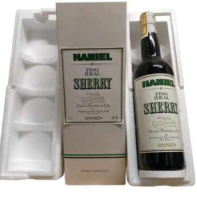 Haniel Fino Ideal Sherry 18% VOL. Oldenburg-Portugiesische Dampfschiffs-Rhederei (1x0,7ltr.) OVP