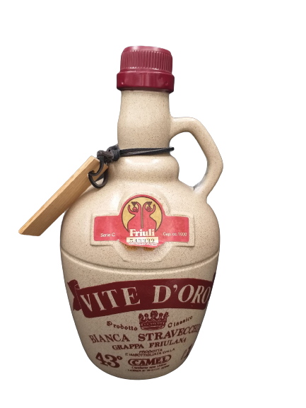 Vite D'Oro 1979 Bianca Stravecchia Grappa Friulana 43% VOL. (1x1,0ltr.) Krug