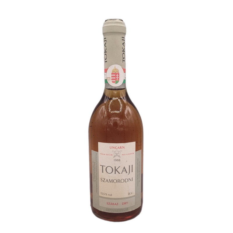 Tokaji 1988 Szamorodni Szaraz Dry 13,5% VOL. (1x0,5ltr.) Tokaji 1988 Szamorodni Szaraz Dry 13,5% VOL. (1x0,5ltr.)