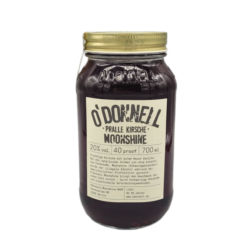 O'Donnell Moonshine Pralle Kirsche 20% VOL. (1x0,7ltr.)