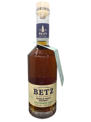 Betz Sauternes Cask Single Malt Whisky 43% VOL. (1x0,7ltr.)