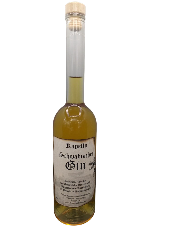 Kapello Schwäbischer Gin 12 Monate im Holzfass gelagert Deutschland 48% VOL. (1x0,5ltr.)