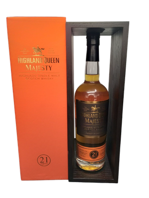 Highland Queen 21 Jahre Majesty Highland Single Malt Scotch Whisky 40% VOL. (1x0,7ltr.) 1996/2018 OVP