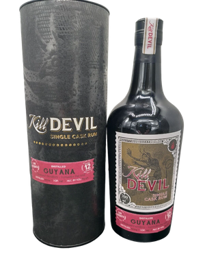 Kill Devil 12 Jahre Single Cask Rum 63,9% VOL. Distilled: Guyana 07/2004 - 247 Bottles  (1x0,7ltr.) OVP