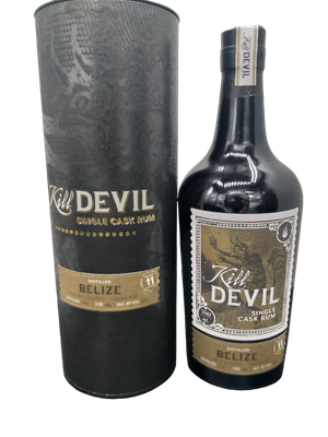 Kill Devil 11 Jahre Single Cask Rum 46% VOL. Distilled: Belize 11/2005 - 389 Bottles  (1x0,7ltr.) OVP