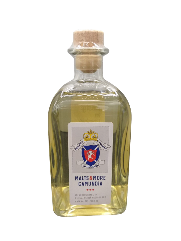 Malts&More Gamundia Plum in oak cask 45% VOL. (1x0,5ltr.) Note: Bottle no. may vary!!!! See description