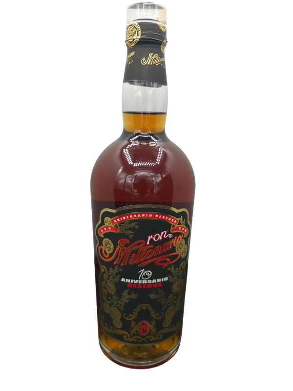 Millonario 10 Aniversario Reserva Rum 40% VOL. (1x0,7ltr.) Millonario 10 Aniversario Reserva Rum 40% VOL. (1x0,7ltr.)