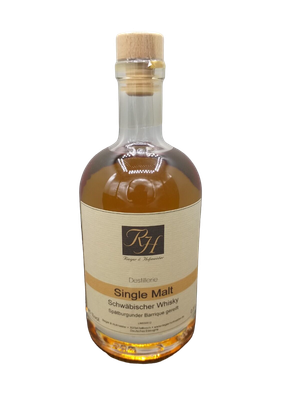 Rieger&Hofmeister Schwäbischer Single Malt Whisky 40% VOL. Spätburgunder Barrique (1x0,5ltr.) Rieger&Hofmeister Schwäbischer Single Malt Whisky 40% VOL. Spätburgunder Barrique (1x0,5ltr.)