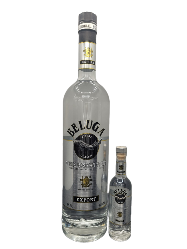 Beluga Finest Noble Vodka 40% VOL. (1x0,7ltr.) + Beluga Finest Noble Vodka 40% VOL. (1x0,05ltr.)