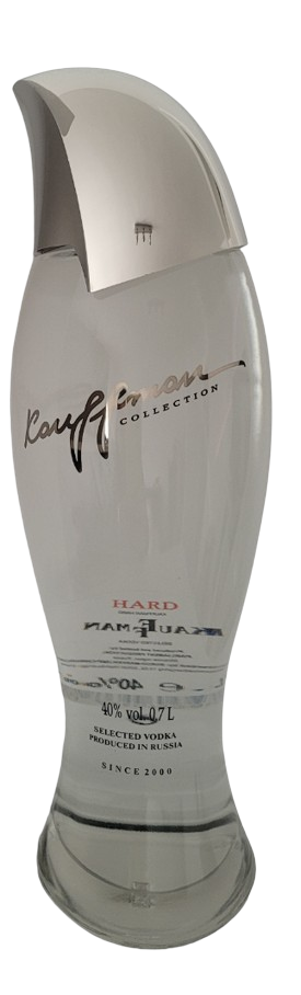 Kauffman Private Collection HARD Selected Vodka 40% VOL. (1x0,7ltr.) ohne Originalverpackung