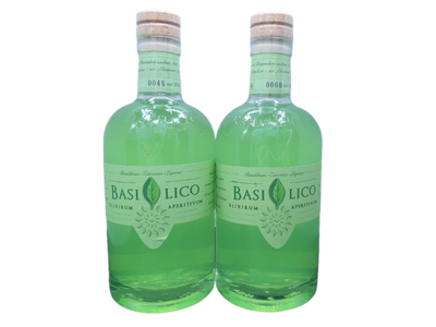 Basilico Elixirum Aperitivum Liqueur 20% VOL. (2x0,5ltr.) SET