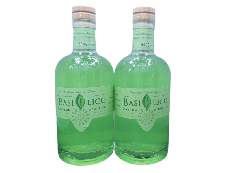 Basilico Elixirum Aperitivum Liqueur 20% VOL. (2x0,5ltr.) SET Basilico Elixirum Aperitivum Liqueur 20% VOL. (2x0,5ltr.) SET