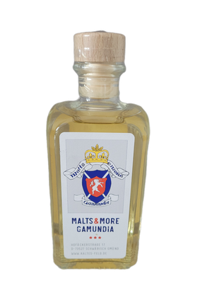 Malts&More Gamundia Mirabelle im Weinbrandfaß 43% VOL. (1x0,25ltr.) Bitte Hinweis beachten!