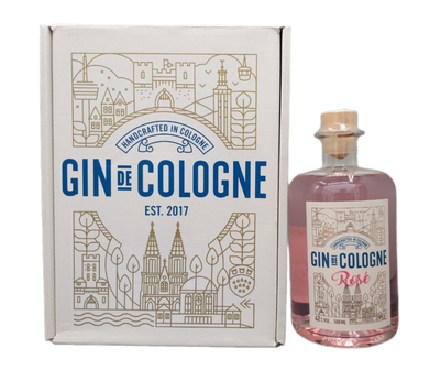Gin de Cologne Rose 42% VOL. (1x0,5ltr.) Handcrafted in Cologne OVP