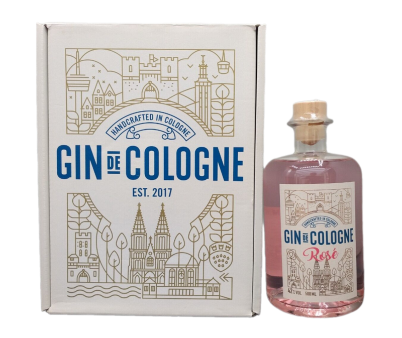 Gin de Cologne Rose 42% VOL. (1x0,5ltr.) Handcrafted in Cologne OVP Gin de Cologne Rose 42% VOL. (1x0,5ltr.) Handcrafted in Cologne OVP