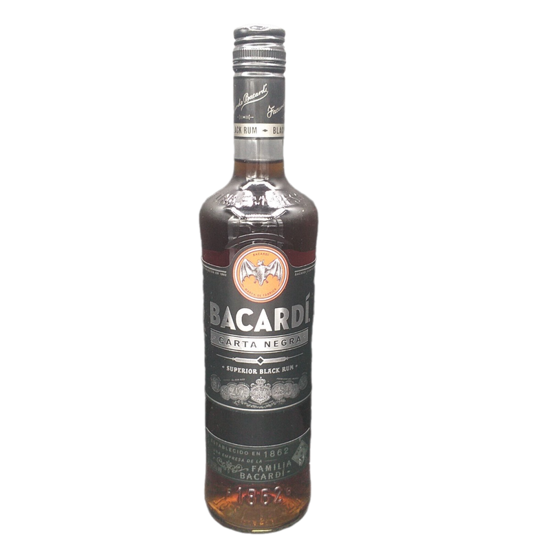 Bacardi Carta Negra Superior Black Rum 37,5% VOL. (1x0,7ltr.) Bacardi Carta Negra Superior Black Rum 37,5% VOL. (1x0,7ltr.)