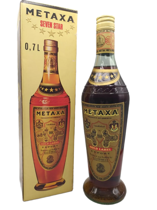 Metaxa 7 Sterne Gold Label 40% VOL. (1x0,7ltr.)