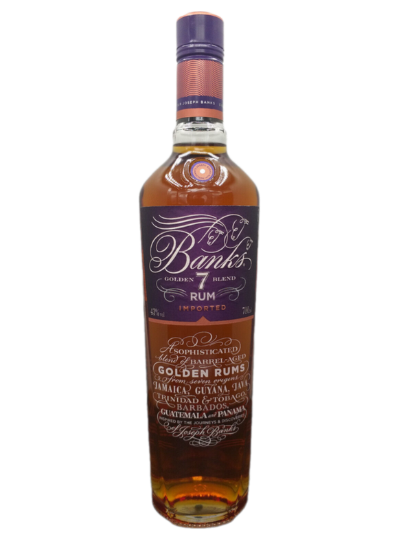 Banks Golden 7 Blend Rum 43% VOL. (1x0,7ltr.)