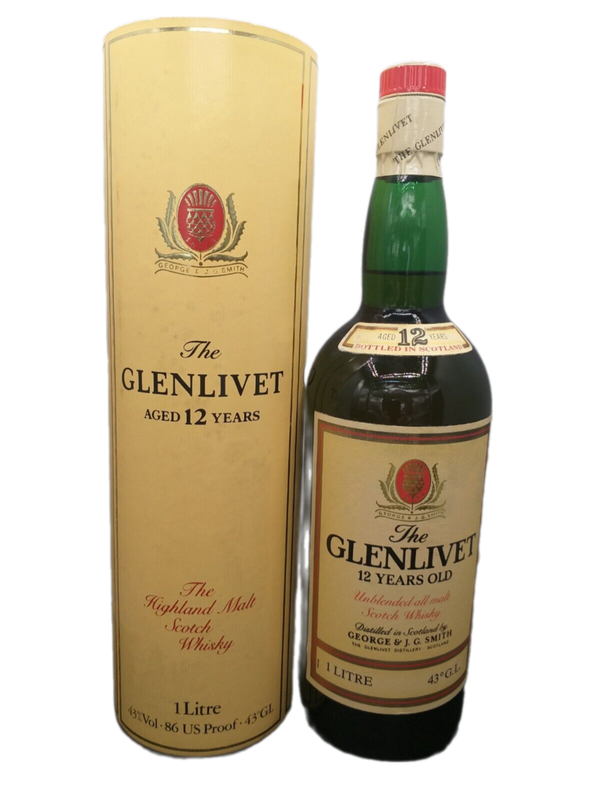 The Glenlivet 12 Jahre Unblended all malt Scotch Whisky 43% VOL. (1x1,0ltr.) OVP